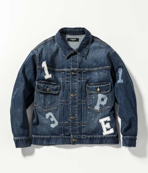 【希少】Kappax1PIU1UGUALE3 RELAX デニムセットアップ上下 1PIU1UGUALE3 RELAX ウノピゥウノウグァーレトレ リラックス デニム