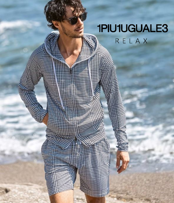 1PIU1UGUALE3　ジャージセットアップ 1PIU1UGUALE3 RELAX ウノピゥウノウグァーレトレ リラックス ライン
