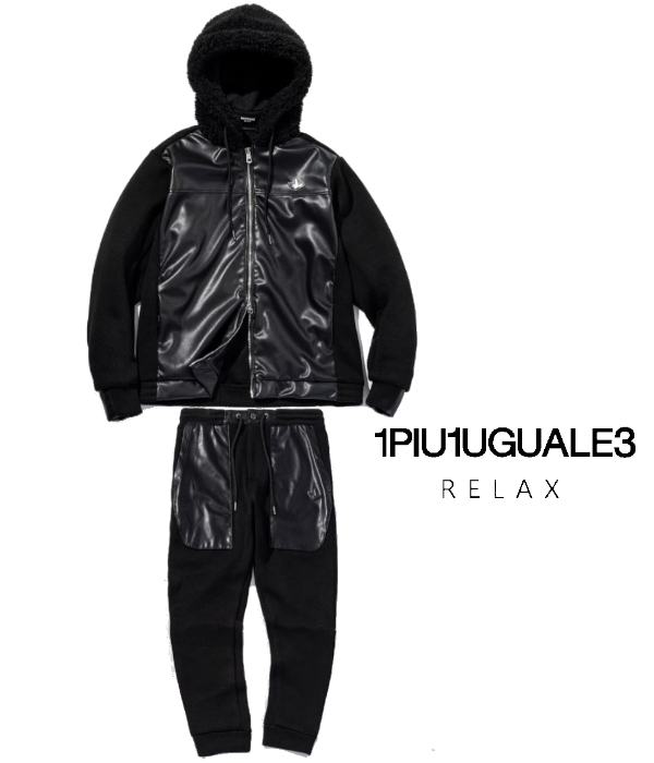 1PIU1UGUALE3 RELAX ウノピゥウノウグァーレトレ リラックス 上下
