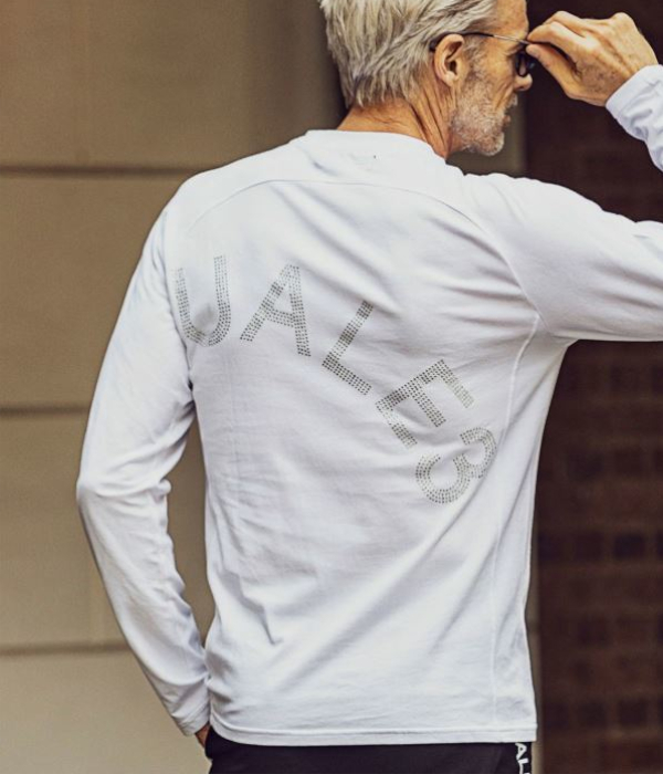 1PIU1UGUALE3 RELAX ウノピゥウノウグァーレトレ リラックス ラインストーンロゴTシャツ メンズ ロンT 長袖 カットソー カジュアル スポーツ | 1PIU1UGUALE3 RELAX | 10