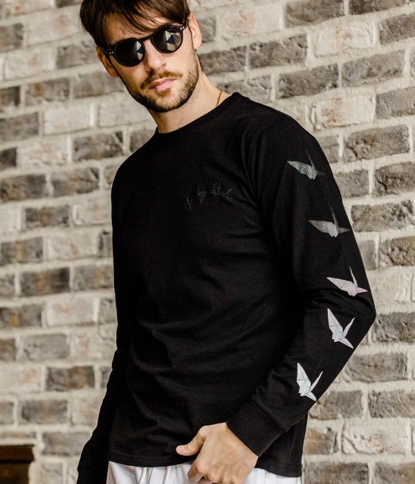 1PIU1UGUALE3 RELAX ウノピゥウノウグァーレトレ グラデーションプリントロングTシャツ ロンT カジュアル スポーツ おしゃれ ブランド | 1PIU1UGUALE3 RELAX | 01