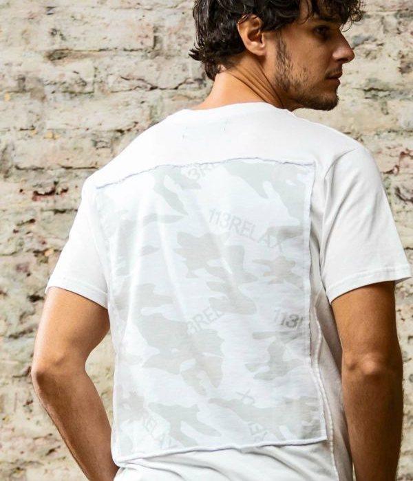 1PIU1UGUALE3 RELAX ウノピゥウノウグァーレトレ リラックス tシャツ バックカモ半袖Tシャツ 迷彩 カモフラ | 1PIU1UGUALE3 RELAX | 09