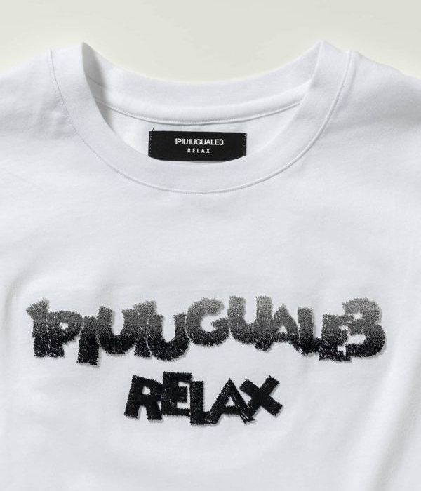 1PIU1UGUALE3 RELAX ウノピゥウノウグァーレトレ リラックス グラデーション3Dロゴ半袖Tシャツ tee カットソー カジュアル スポーツ シンプル | 1PIU1UGUALE3 RELAX | 06