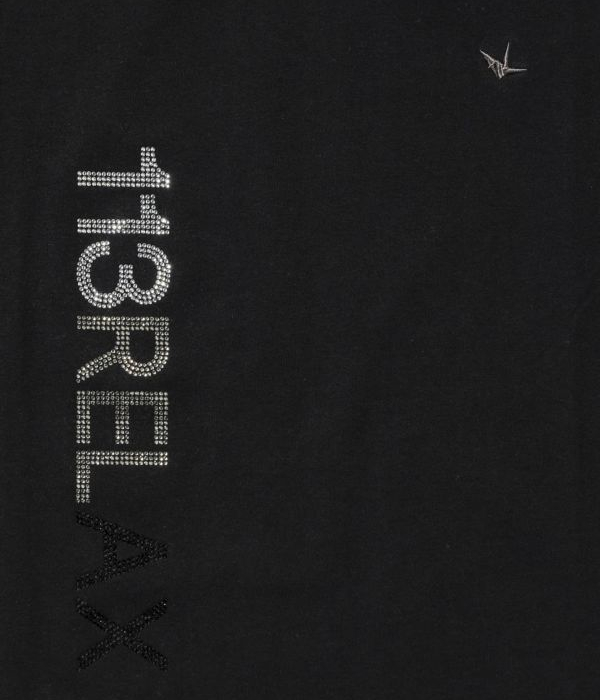 ウノピゥウノウグァーレトレリラックス 1PIU1UGUALE3 RELAX ラインストーングラデーションロゴ半袖Tシャツ カットソー カジュアル スポーツ シンプル | 1PIU1UGUALE3 RELAX | 11