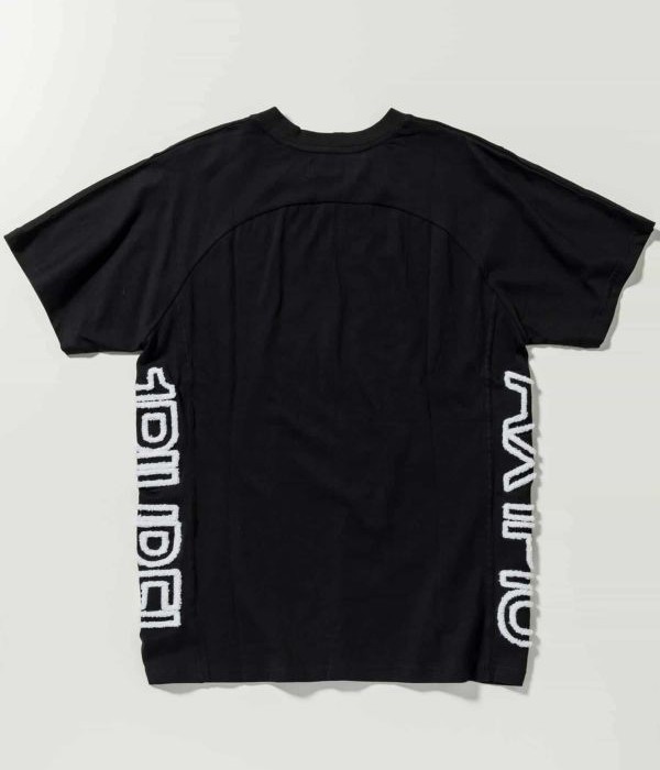 【1PIU1UGUALE3 RELAX】サガラ刺繍サイドロゴ半袖Tシャツ 1PIU1UGUALE3 RELAX ウノピゥウノウグァーレトレ リラックス
