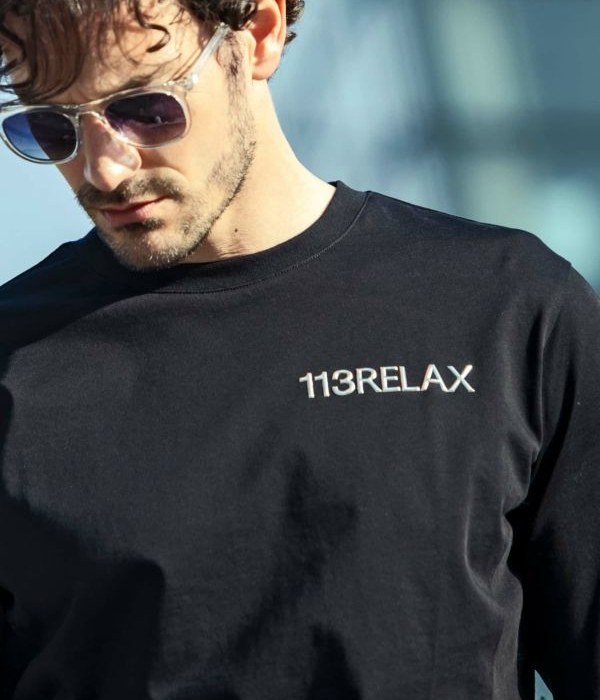 1PIU1UGUALE3 RELAX ウノピゥウノウグァーレトレ リラックス メタルロゴロングTシャツ 長袖 ロンT カットソー カジュアル スポーツ | 1PIU1UGUALE3 RELAX | 10