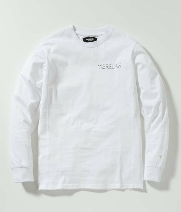 1PIU1UGUALE3 RELAX ウノピゥウノウグァーレトレ リラックス メタルロゴロングTシャツ 長袖 ロンT カットソー カジュアル スポーツ | 1PIU1UGUALE3 RELAX | 06