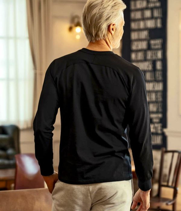 1PIU1UGUALE3 RELAX ウノピゥウノウグァーレトレ リラックス サガラ刺繍アーチロゴロングTシャツ 長袖 ロンT カットソー カジュアル スポーツ | 1PIU1UGUALE3 RELAX | 13