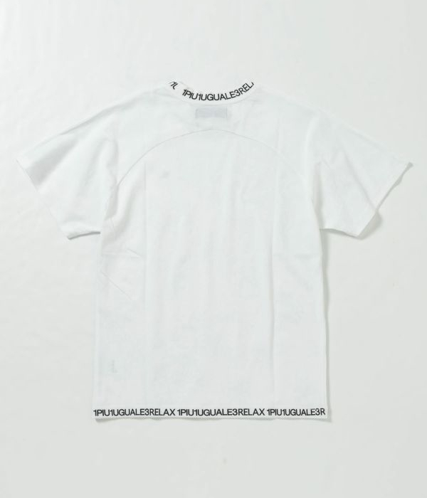 1PIU1UGUALE3 RELAX ウノピゥウノウグァーレトレ リラックス ネックロゴTシャツ メンズ 半袖 男性 カジュアル スポーツ トレーニング ジム 春夏 | 1PIU1UGUALE3 RELAX | 09