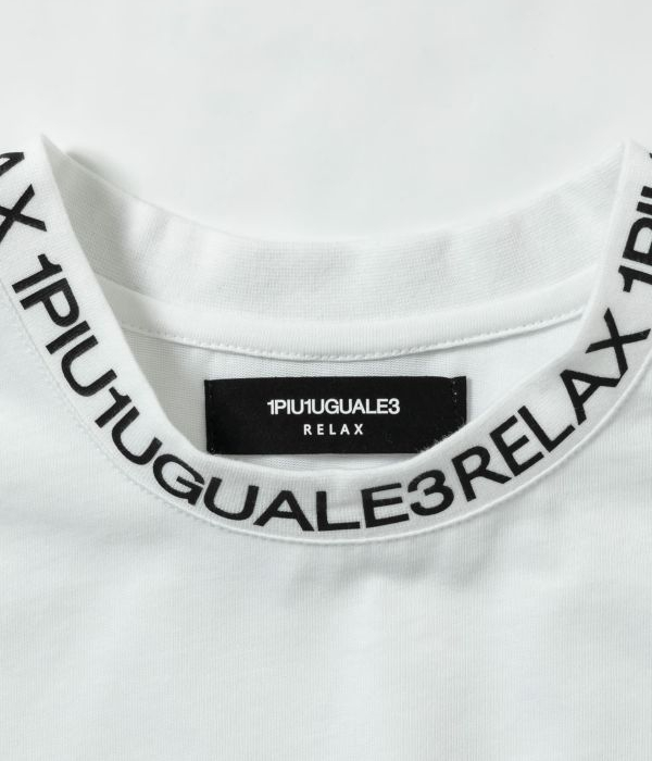 1PIU1UGUALE3 RELAX ウノピゥウノウグァーレトレ リラックス ネックロゴTシャツ メンズ 半袖 男性 カジュアル スポーツ トレーニング ジム 春夏 | 1PIU1UGUALE3 RELAX | 10