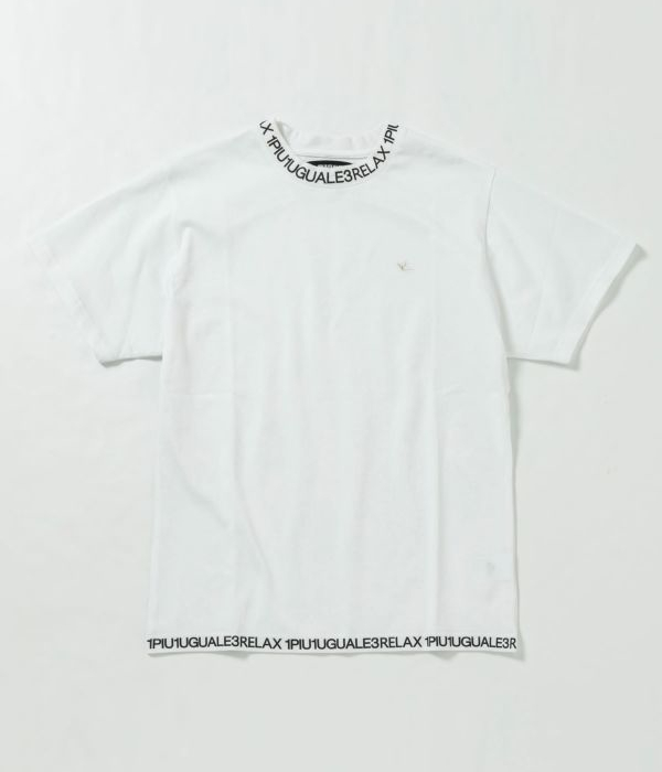 1PIU1UGUALE3 RELAX ウノピゥウノウグァーレトレ リラックス ネックロゴTシャツ メンズ 半袖 男性 カジュアル スポーツ トレーニング ジム 春夏 | 1PIU1UGUALE3 RELAX | 08