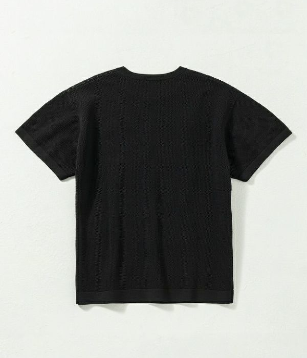 国内発送【1PIU1UGUALE3 RELAX】メッシュニット半袖Tシャツ ロゴ 1PIU1UGUALE3 RELAX メッシュニット半袖Tシャツ | ウノピゥ