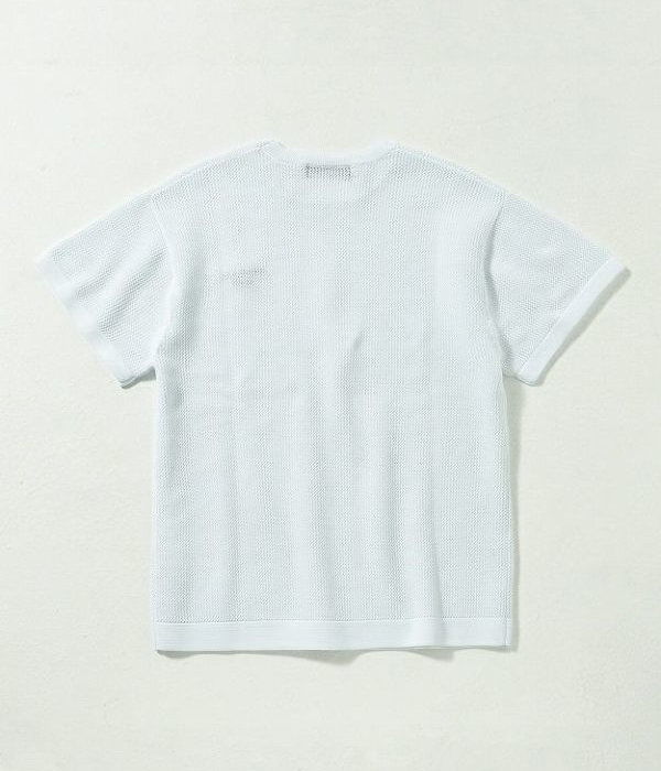 1PIU1UGUALE3 RELAX ウノピゥウノウグァーレトレ リラックス メッシュニットTシャツ 半袖 メンズ カットソー カジュアル リゾート 夏 男性 | 1PIU1UGUALE3 RELAX | 07