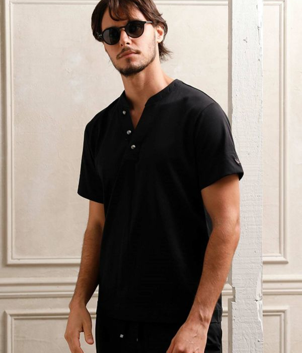 1PIU1UGUALE3 RELAX ウノピゥウノウグァーレトレ リラックス ヘンリーネックTシャツ メンズ 半袖 男性 カットソー ラグジュアリー カジュアル 春夏 インナー | 1PIU1UGUALE3 RELAX | 03