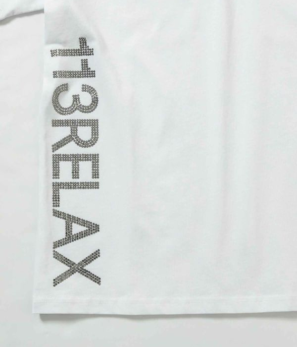 1PIU1UGUALE3 RELAX ウノピゥウノウグァーレトレ リラックス ラインストーンロゴTシャツ メンズ 半袖 カットソー カジュアル スポーツ ジム インナー | 1PIU1UGUALE3 RELAX | 12