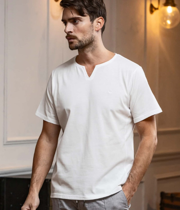 1piu1uguale3 メンズ　モックネックシャツ 1PIU1UGUALE3 GOLF メンズ モックネック | VATOMCE | 1PIU1UGUALE3正規店