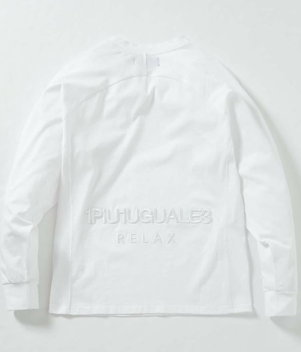 1PIU1UGUALE3 RELAX ウノピゥウノウグァーレトレ リラックス バック刺繍ロゴTシャツメンズ ロンT 長袖 カットソー カジュアル スポーツ | 1PIU1UGUALE3 RELAX | 11