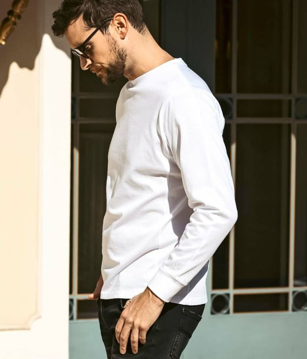 1PIU1UGUALE3 RELAX ウノピゥウノウグァーレトレ リラックス バック刺繍ロゴTシャツメンズ ロンT 長袖 カットソー カジュアル スポーツ | 1PIU1UGUALE3 RELAX | 08