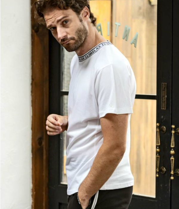 1PIU1UGUALE3 RELAX ウノピゥウノウグァーレトレ リラックス ネックロゴTシャツ メンズ 半袖 カットソー カジュアル スポーツ インナー | 1PIU1UGUALE3 RELAX | 10