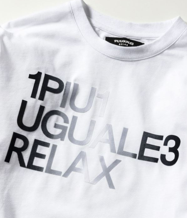 1PIU1UGUALE3 RELAX ウノピゥウノウグァーレトレ リラックス グラデーションロゴTシャツ 長袖 カットソー メンズ ロンT カジュアル 男性 | 1PIU1UGUALE3 RELAX | 08