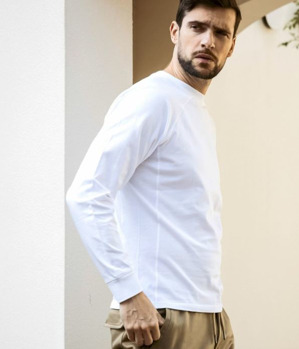 1PIU1UGUALE3 RELAX ウノピゥウノウグァーレトレ リラックス 袖ロゴアップリケTシャツ 長袖 カットソー メンズ ロンT カジュアル 男性 | 1PIU1UGUALE3 RELAX | 09