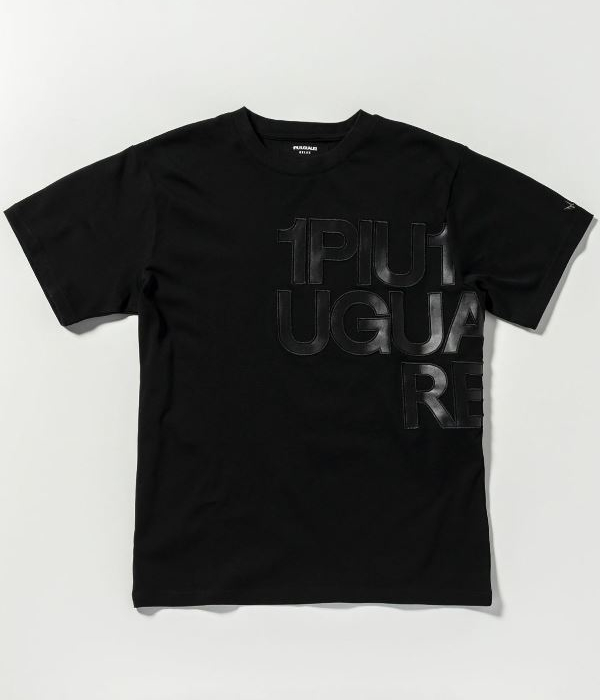 1PIU1UGUALE3 RELAX ウノピゥウノウグァーレトレ リラックス フェイクレザーロゴTシャツ メンズ 半袖 カットソー カジュアル スポーツ インナー | 1PIU1UGUALE3 RELAX | 06