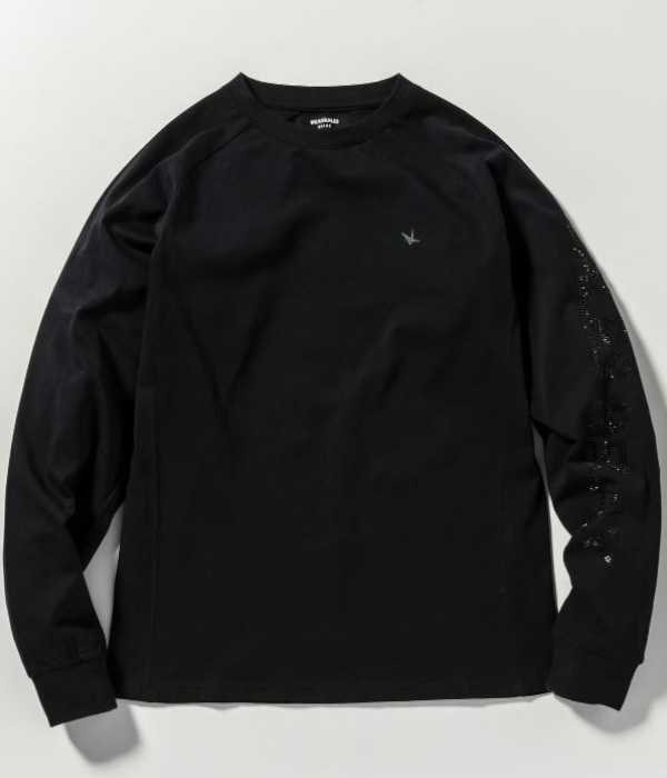 1PIU1UGUALE3 RELAX ウノピゥウノウグァーレトレ リラックス ラインストーンロゴTシャツ 長袖 カットソー メンズ ロンT カジュアル 男性 | 1PIU1UGUALE3 RELAX | 11