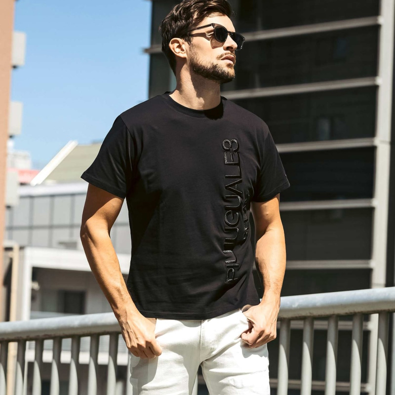 1PIU1UGUALE3 RELAX ウノピゥウノウグァーレトレ リラックス バーチカル刺繍ロゴ半袖Tシャツ メンズ ウノピュー カットソー ブランド | 1PIU1UGUALE3 RELAX | 14