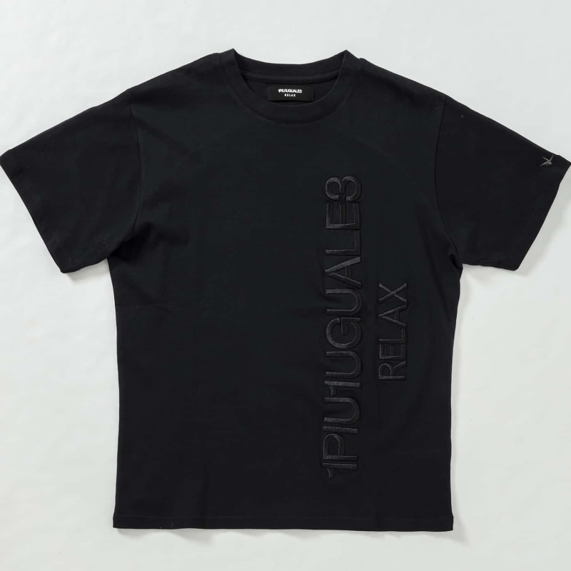人気ブランド■1PIU1UGUALE3 RELAX■バーチカル刺繍ロゴ Tシャツ 1PIU1UGUALE3 RELAX ウノピゥウノウグァーレトレ リラックス
