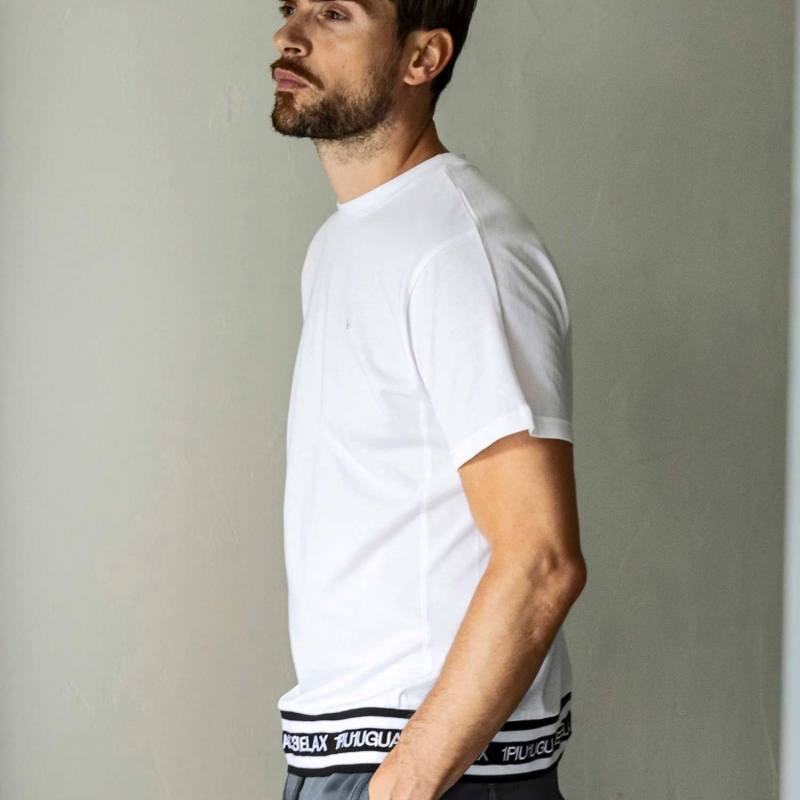 1PIU1UGUALE3 RELAX ウノピゥウノウグァーレトレ リラックス 裾ロゴ半袖Tシャツ カットソー メンズ ブランド ファッション ウノピュー | 1PIU1UGUALE3 RELAX | 09