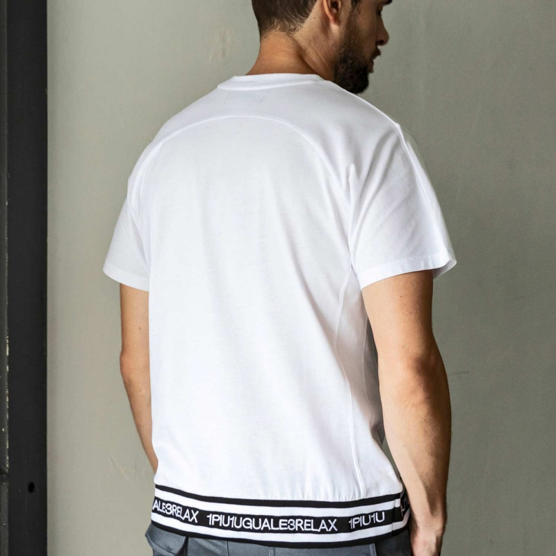 1PIU1UGUALE3 RELAX ウノピゥウノウグァーレトレ リラックス 裾ロゴ半袖Tシャツ カットソー メンズ ブランド ファッション ウノピュー | 1PIU1UGUALE3 RELAX | 10