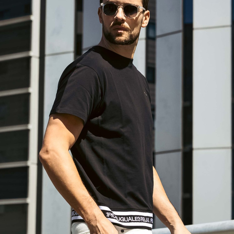 1PIU1UGUALE3 RELAX ウノピゥウノウグァーレトレ リラックス 裾ロゴ半袖Tシャツ カットソー メンズ ブランド ファッション ウノピュー | 1PIU1UGUALE3 RELAX | 03