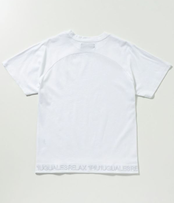 1PIU1UGUALE3 RELAX ウノピゥウノウグァーレトレ リラックス ヘム刺繍ロゴTシャツ メンズ 半袖 カットソー カジュアル スポーツ | 1PIU1UGUALE3 RELAX | 09