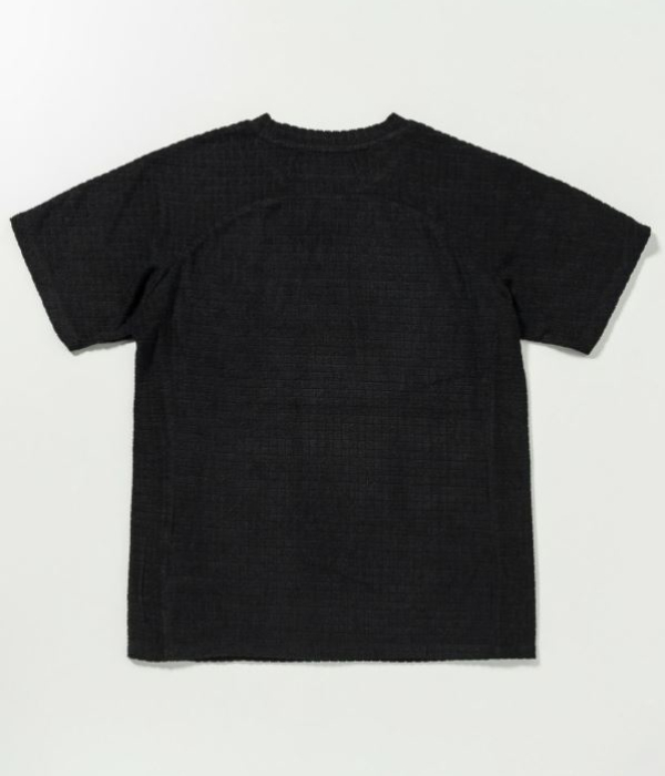 【1PIU1UGUALE3 RELAX】ブロック パイル 半袖 Tシャツ SHIFFON｜1PIU1UGUALE3 RELAX ブロックパイル半袖Tシャツ