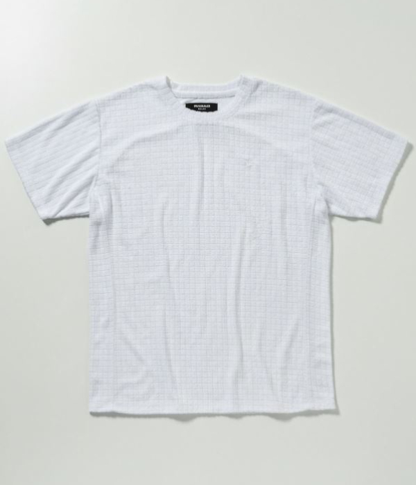 1PIU1UGUALE3 RELAX ウノピゥウノウグァーレトレ リラックス ブロックパイルTシャツ メンズ 半袖 カジュアル スポーツ ルームウェア 部屋着 リゾート バカンス | 1PIU1UGUALE3 RELAX | 02