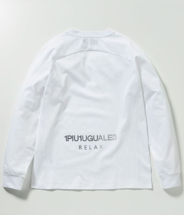 1PIU1UGUALE3 RELAX ウノピゥウノウグァーレトレ リラックス ラインストーンロゴTシャツ メンズ ロンT 長袖 カットソー カジュアル スポーツ | 1PIU1UGUALE3 RELAX | 06