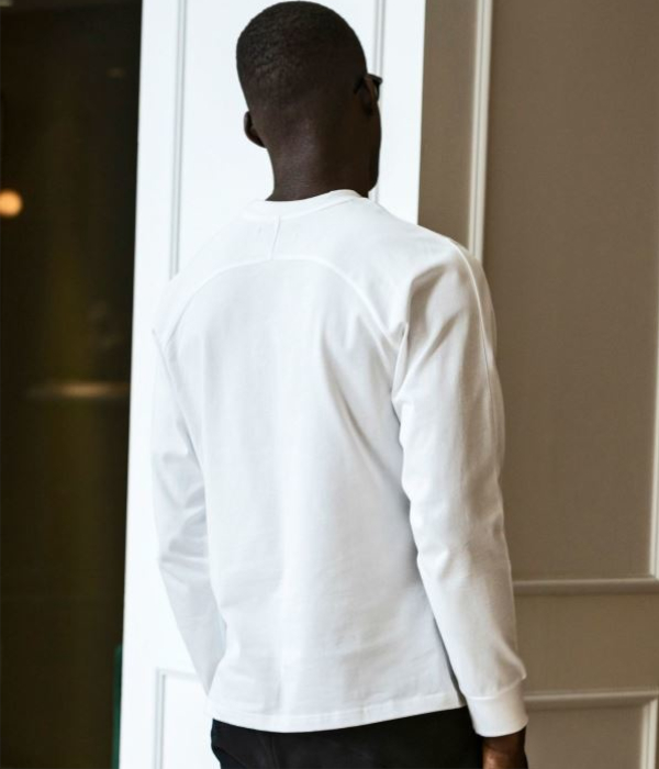 1PIU1UGUALE3 RELAX ウノピゥウノウグァーレトレ リラックス バーチカルエンブロイディーTシャツ メンズ ロンT 長袖 カットソー カジュアル スポーツ | 1PIU1UGUALE3 RELAX | 10