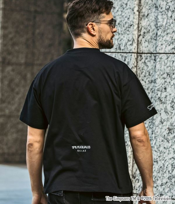1PIU1UGUALE3 RELAX ウノピゥウノウグァーレトレ リラックス The Simpsons シンプソン Tシャツ メンズ 半袖 カットソー カジュアル | 1PIU1UGUALE3 RELAX | 13