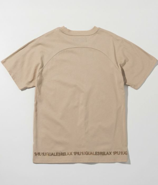 1PIU1UGUALE3 RELAX ウノピゥウノウグァーレトレ リラックス ラインストーンヘムシルケットTシャツ メンズ 半袖 カットソー カジュアル スポーツ | 1PIU1UGUALE3 RELAX | 11