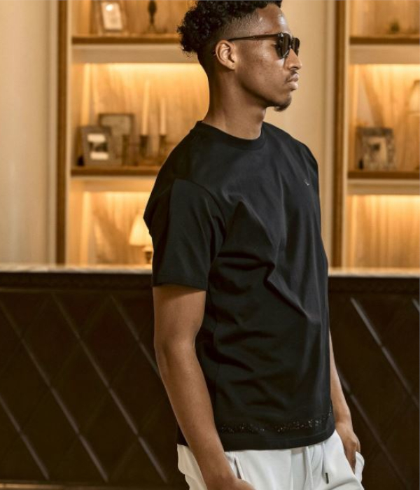 1PIU1UGUALE3 RELAX ウノピゥウノウグァーレトレ リラックス ラインストーンヘムシルケットTシャツ メンズ 半袖 カットソー カジュアル スポーツ | 1PIU1UGUALE3 RELAX | 13