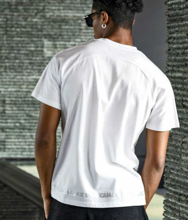 1PIU1UGUALE3 RELAX ウノピゥウノウグァーレトレ リラックス ラインストーンヘムシルケットTシャツ メンズ 半袖 カットソー カジュアル スポーツ | 1PIU1UGUALE3 RELAX | 06