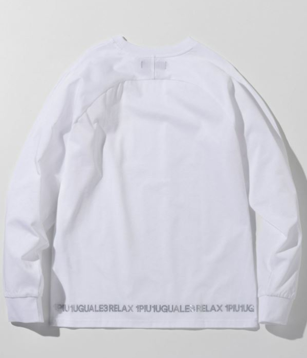 1PIU1UGUALE3 RELAX ウノピゥウノウグァーレトレ リラックス ラインストーンヘムシルケットTシャツ メンズ ロンT 長袖 カットソー カジュアル スポーツ | 1PIU1UGUALE3 RELAX | 05