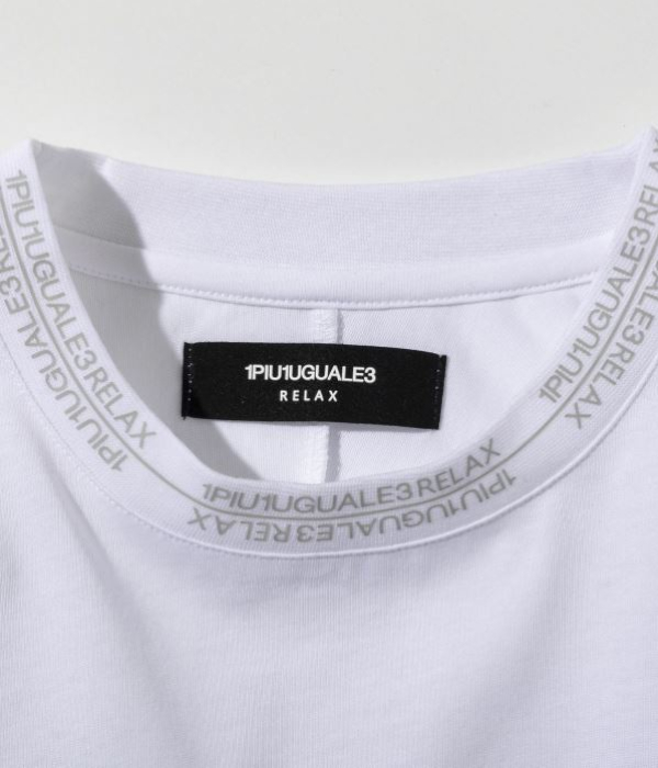 1PIU1UGUALE3 RELAX ウノピゥウノウグァーレトレ リラックス ダブルロゴラインTシャツ メンズ ロンT 長袖 カットソー カジュアル スポーツ | 1PIU1UGUALE3 RELAX | 12