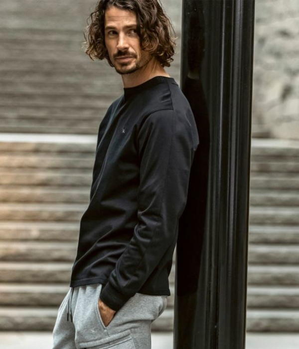 1PIU1UGUALE3 RELAX ウノピゥウノウグァーレトレ リラックス ダブルロゴラインTシャツ メンズ ロンT 長袖 カットソー カジュアル スポーツ | 1PIU1UGUALE3 RELAX | 05