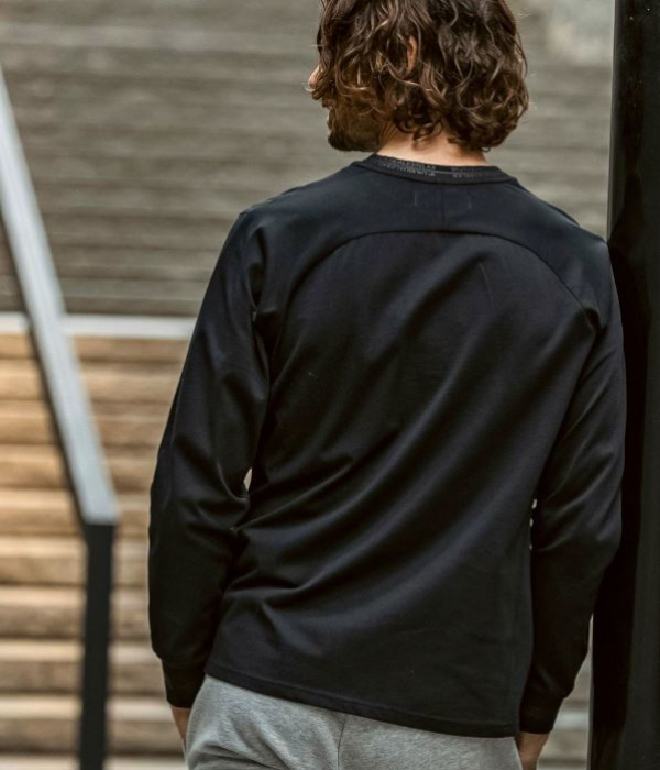 1PIU1UGUALE3 RELAX ウノピゥウノウグァーレトレ リラックス ダブルロゴラインTシャツ メンズ ロンT 長袖 カットソー カジュアル スポーツ | 1PIU1UGUALE3 RELAX | 06