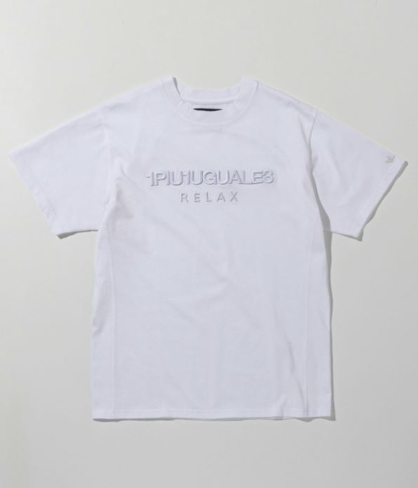 1PIU1UGUALE3 RELAX ウノピゥウノウグァーレトレ リラックス 3DシャドウロゴTシャツ メンズ 半袖 カットソー カジュアル スポーツ | 1PIU1UGUALE3 RELAX | 01