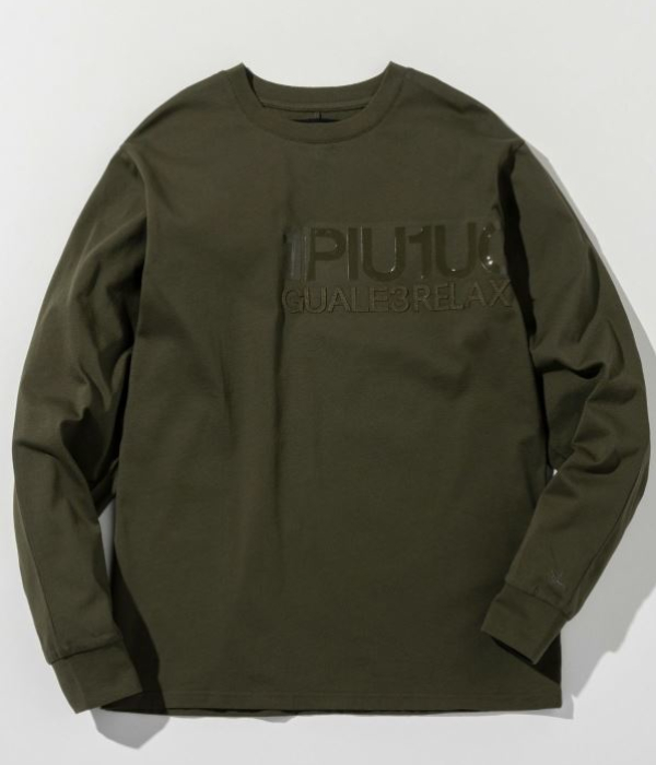 1PIU1UGUALE3 RELAX ウノピゥウノウグァーレトレ リラックス スタックロゴTシャツ メンズ ロンT 長袖 カットソー カジュアル スポーツ | 1PIU1UGUALE3 RELAX | 02