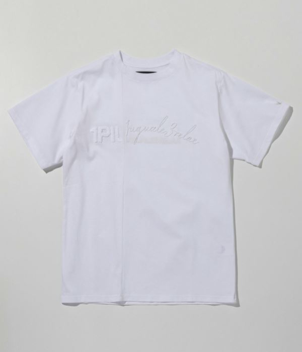1PIU1UGUALE3 RELAX ウノピゥウノウグァーレトレ リラックス スウィッチングロゴTシャツ メンズ 半袖 カットソー カジュアル スポーツ | 1PIU1UGUALE3 RELAX | 01