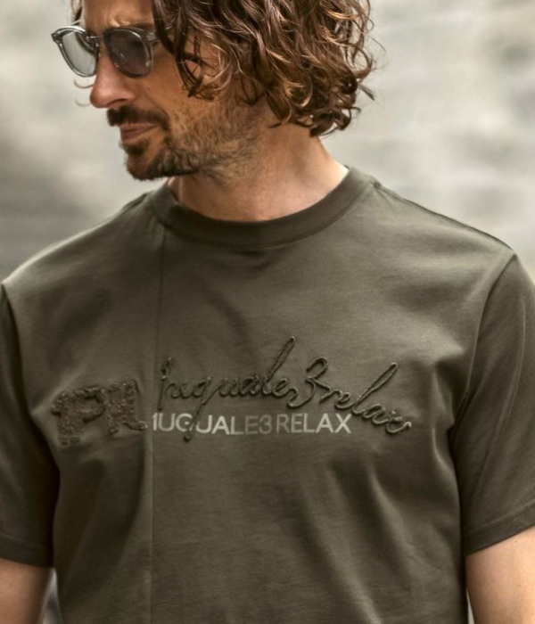 1PIU1UGUALE3 RELAX ウノピゥウノウグァーレトレ リラックス スウィッチングロゴTシャツ メンズ 半袖 カットソー カジュアル スポーツ | 1PIU1UGUALE3 RELAX | 06
