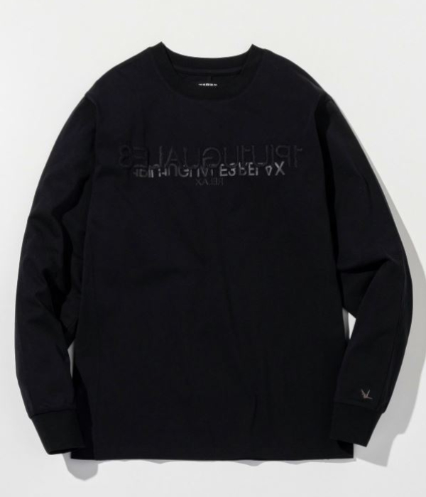 1PIU1UGUALE3 RELAX ウノピゥウノウグァーレトレ リラックス リバーシングロゴTシャツ メンズ ロンT 長袖 カットソー カジュアル スポーツ | 1PIU1UGUALE3 RELAX | 03